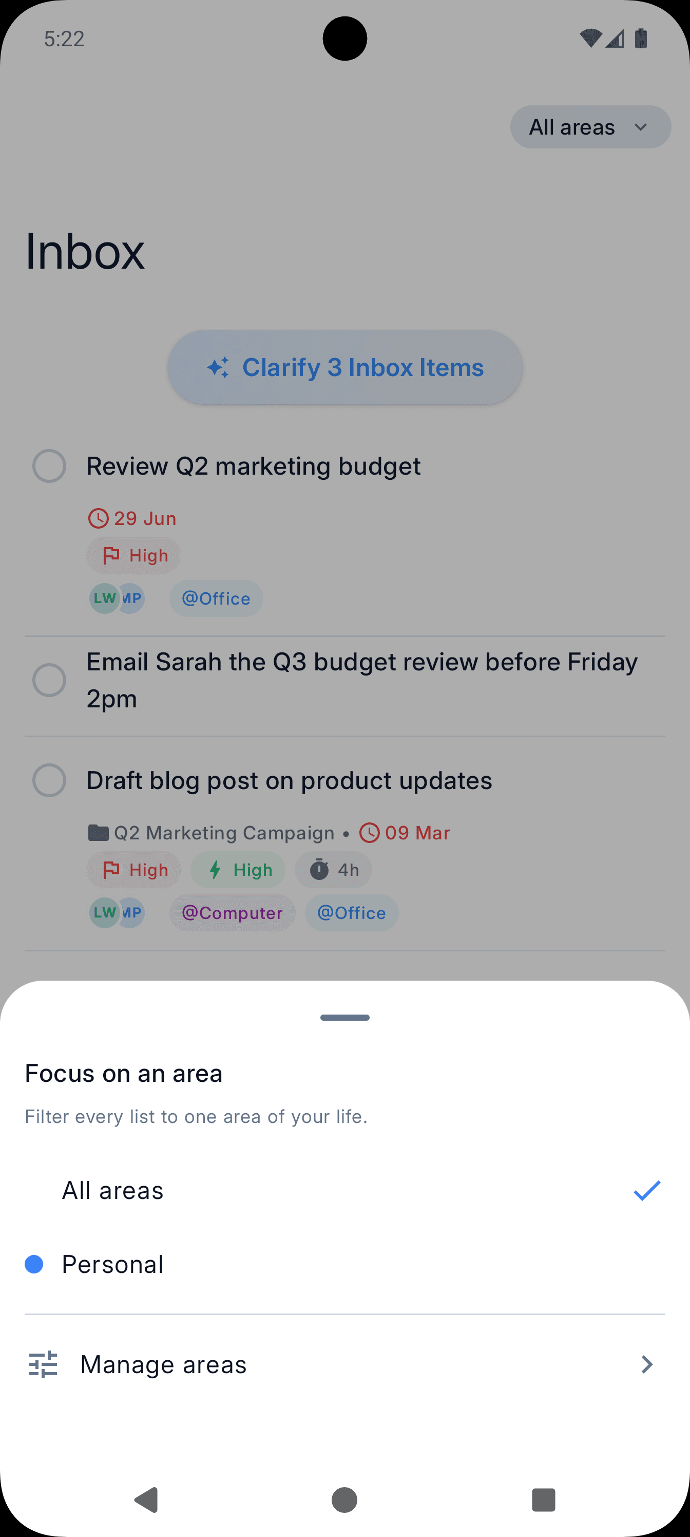 NextThing mobile — Areas of focus